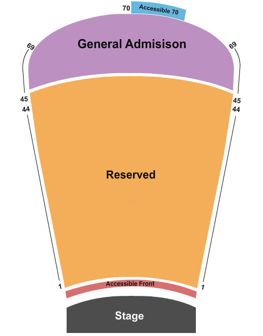 Red Rocks Amphitheatre Red Rocks Seating Chart